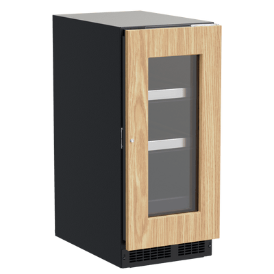 15-In Professional Built-In Beverage Center With Reversible Hinge with Door Style - Panel Ready Frame Glass, Lock - Yes