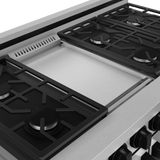 48 Inch Professional Gas Range With Pro-style Knobs In Stainless Steel/black  Gordon Ramsay Series