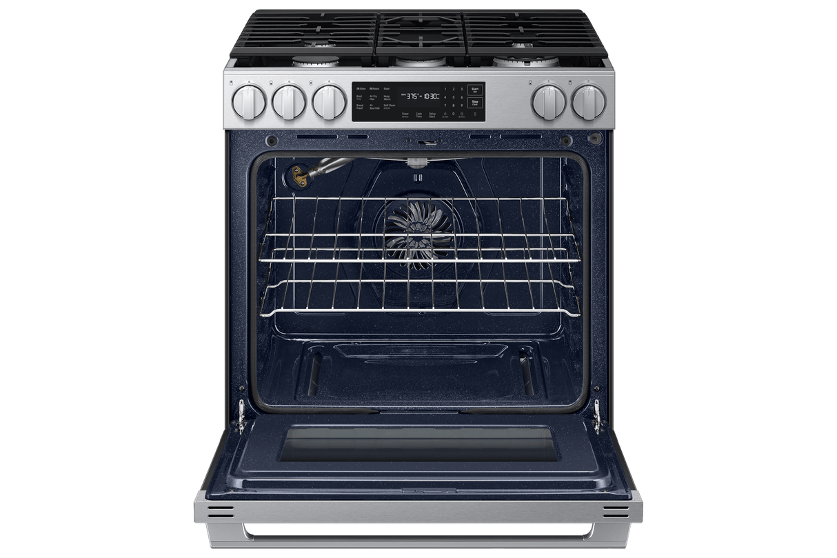 Bespoke Smart Slide-in Gas Range Pro Style Design  Air Fry Max  True Convection