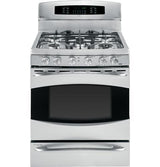 GE Profile™ Series 30" Free-Standing Self Clean Gas Range with Baking Drawer