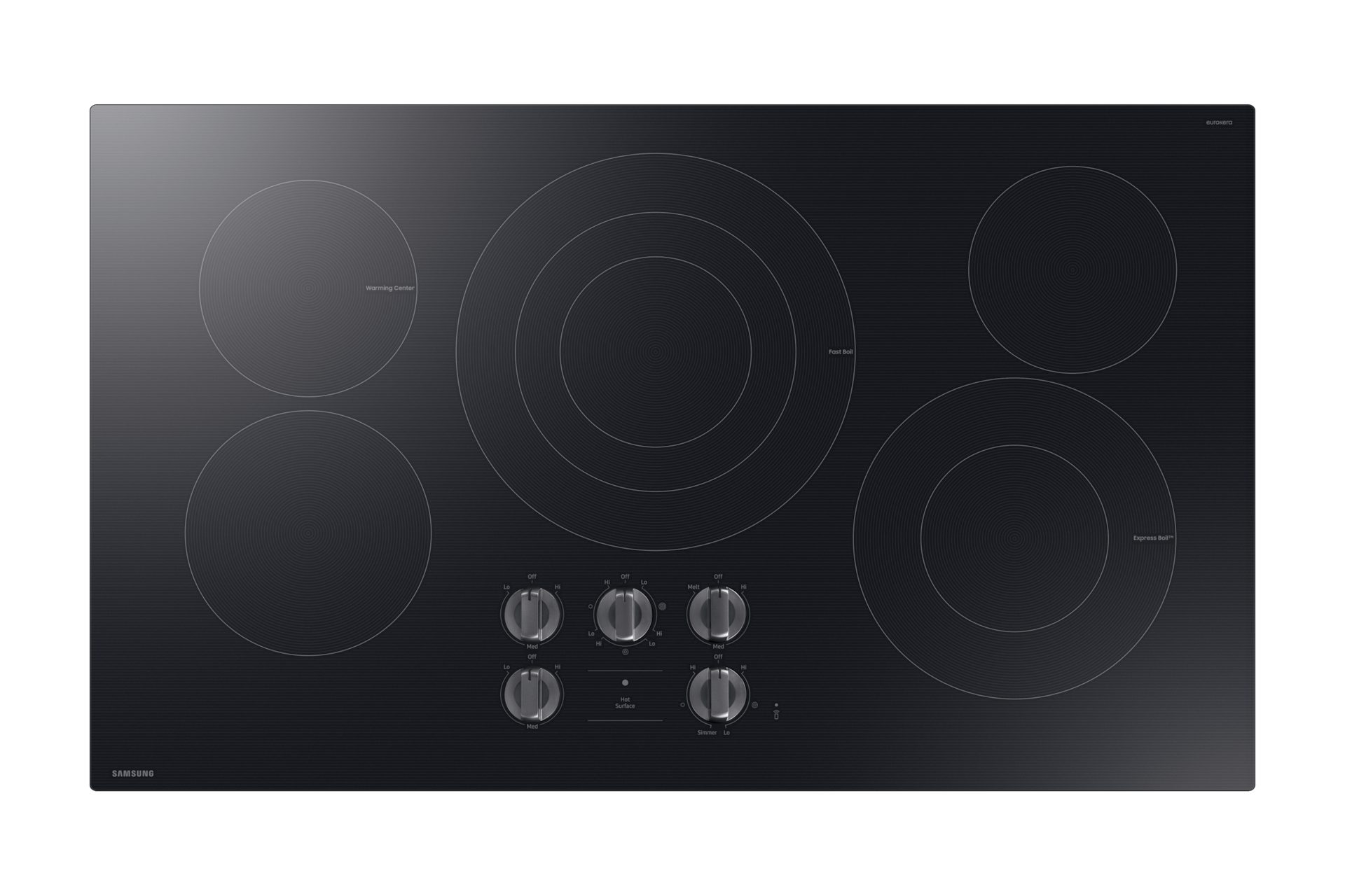 36" Electric ENERGY STAR ® Certified Cooktop with Illuminated Knobs