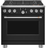Café™ 36" Smart Dual-Fuel Commercial-Style Range with 6 Burners (Natural Gas)