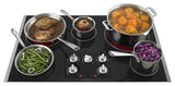 36-inch Wide Electric Cooktop with Dual-Choice Elements