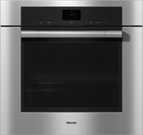 H 7580 BP Clean Touch Steel - 30 Inch Convection Oven in a perfectly combinable design with food probe and automatic programs.