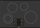 Electric Cooktop 30" Black, Without Frame