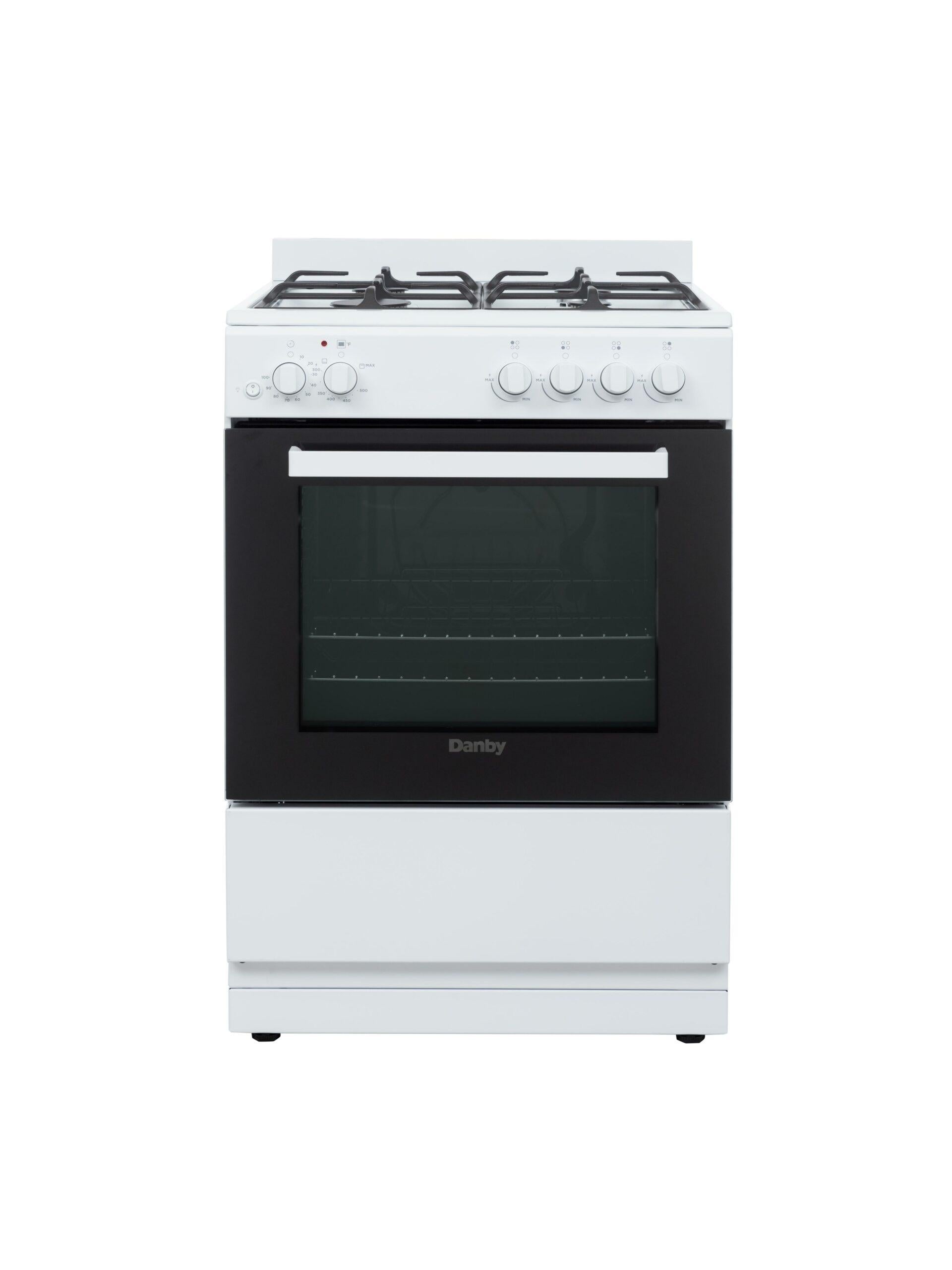 Danby 24" Wide Gas Range in White