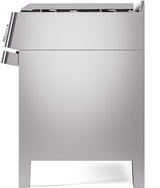 Panoramagic 48 Inch Dual Fuel Natural Gas Freestanding Range in Stainless Steel with Trim