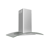 Milano Connect Island, 42in, SS+Glass, LED, ACT