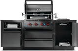 OASIS 300 Outdoor Kitchen, Built-in 700 Series 32 With Soft Close , Propane, Matte/Matt Black