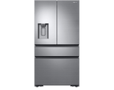 36" Counter Depth French Door Bottom Freezer, Silver Stainless Steel