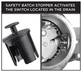 3/4 HP 10 Year Warranty, Batch Feed waste disposal / 3 Bolt mount