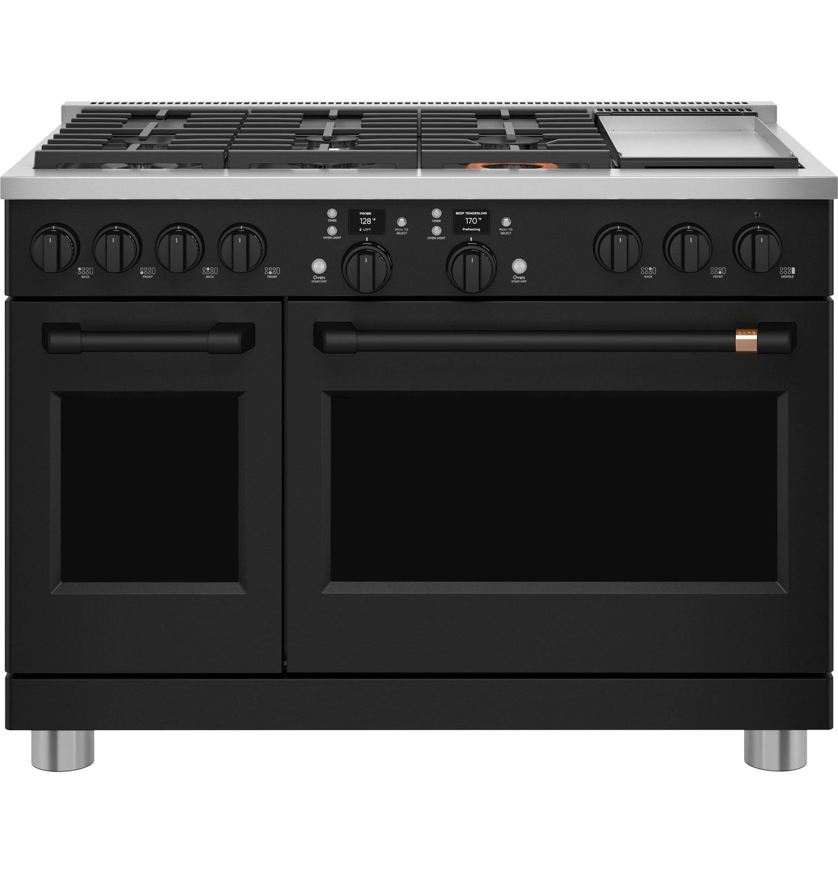 Café™ 48" Smart Dual-Fuel Commercial-Style Range with 6 Burners and Griddle (Natural Gas)