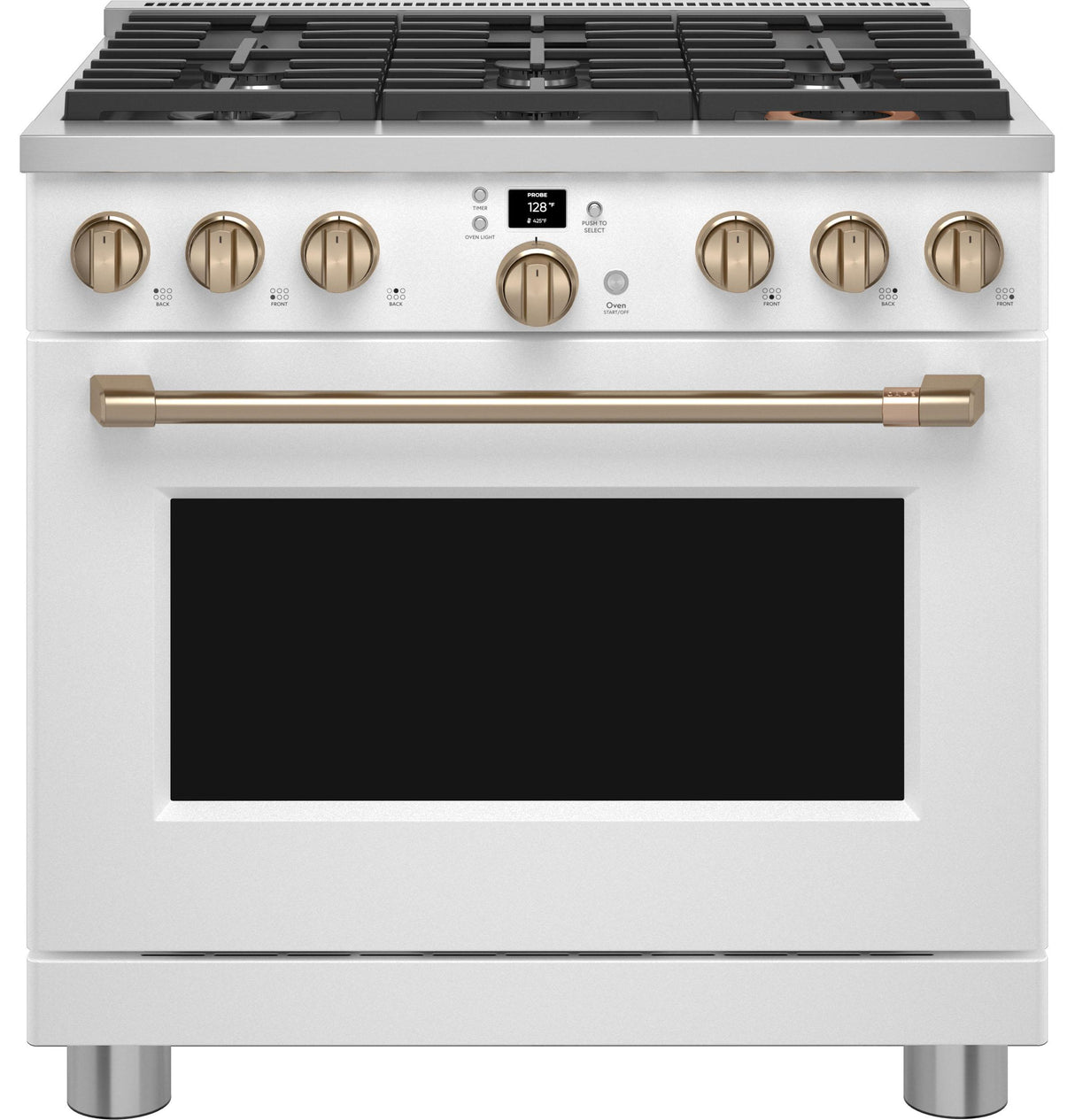 Café™ 36" Smart All-Gas Commercial-Style Range with 6 Burners (Natural Gas)