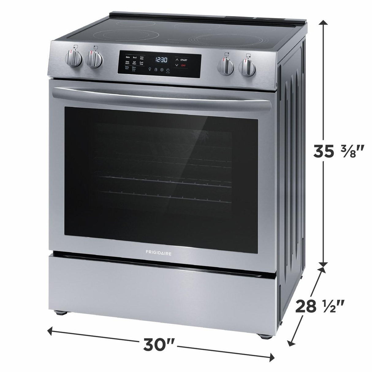 30" Front Control Electric Range