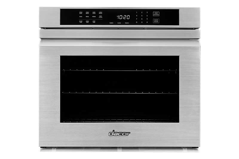 27" Single Wall Oven, Silver Stainless Steel with Flush Handle