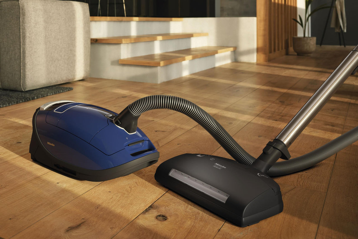 Complete C3 Marin PowerLine - SGJE0 Marine blue - canister vacuum cleaners with electrobrush for thorough cleaning of heavy-duty carpeting.