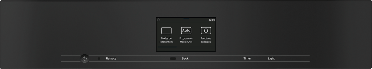 H 7660 BP AM Obsidian black - 24" oven in a perfectly combinable design with roast probe and BrilliantLight.