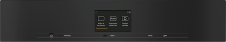H 7660 BP AM Obsidian black - 24" oven in a perfectly combinable design with roast probe and BrilliantLight.