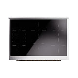 ILVE UNI366QNMPMBB Nostalgie II Noblesse 36 inch Induction Range (Solid Door, Midnight Blue, Burnished)