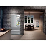 Freestanding Refrig/Freezer 36", Large Door, NOT Reversible, Left Hinge