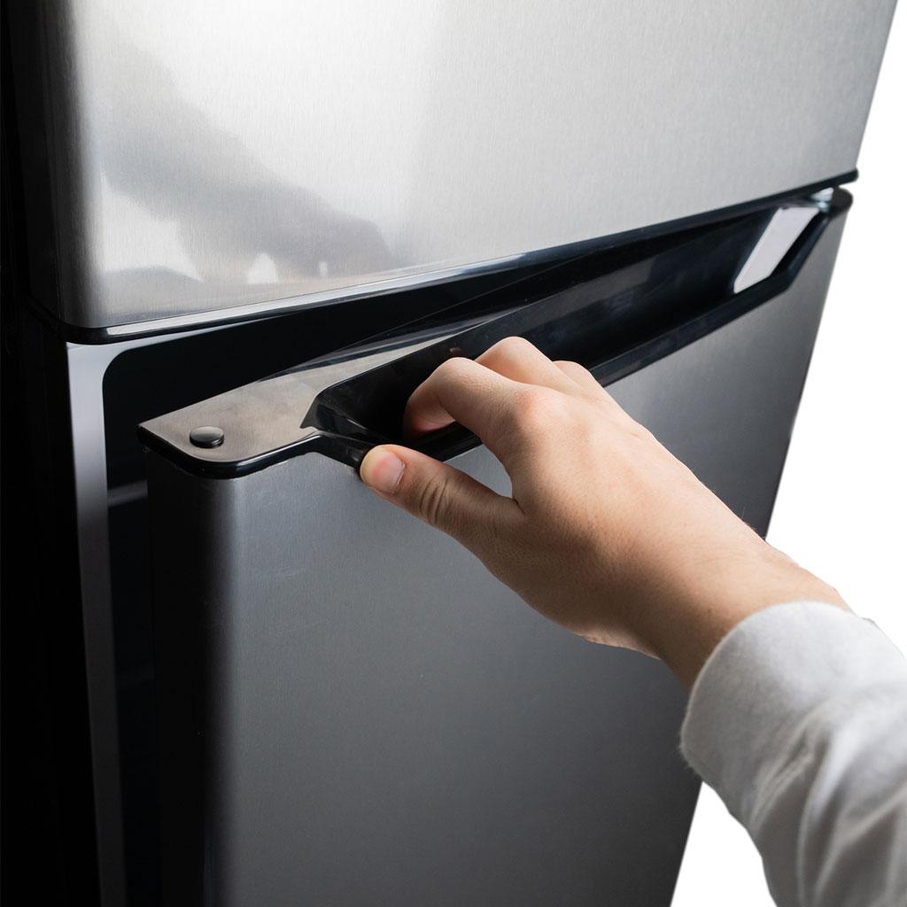 Danby 4.5 cu. ft. 2 Door Compact Fridge in Stainless Steel Look