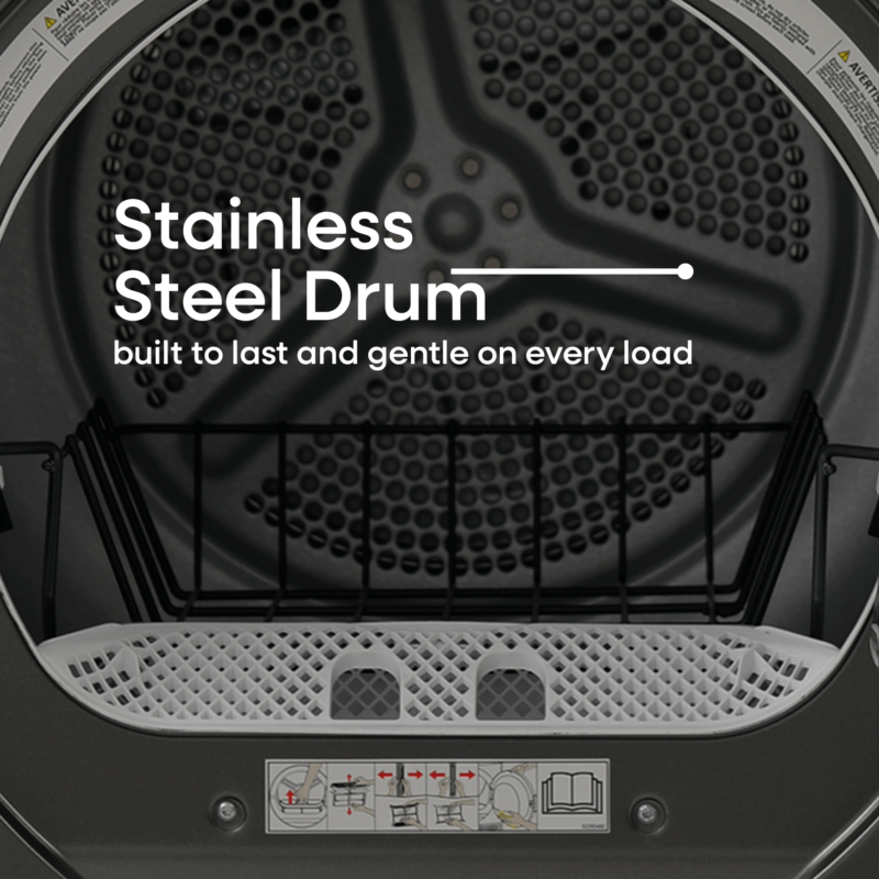 Element 4.0 cu. ft. Front Load Electric Dryer - Gray, ENERGY STAR (ECD4224EGG)