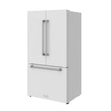 36 Inch Collection French Door Counter Depth Refrigerator With Ice Maker - White  Gordon Ramsay Series