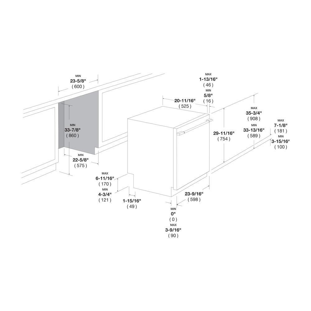 24" STAINLESS STEEL BUILT-IN DISHWASHER