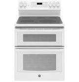 GE® 30" Free-Standing Electric Double Oven Convection Range