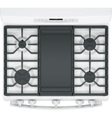 GE® 30" Free-Standing Gas Double Oven Convection Range