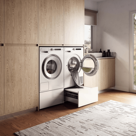 Pull-out drawer for laundry