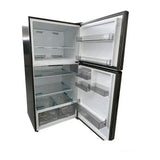 Verona VEFTF3324RSL 33 inch Top Freezer Refrigerator with 24 cu. ft. Total Capacity, Reversible Doors, Recessed Handle, Energy Star (Stainless Steel Look)