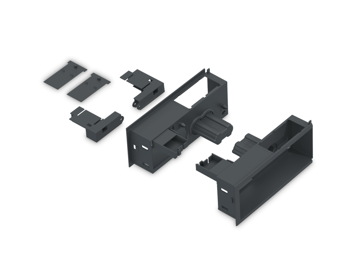 Hinge pocket - for a door hinge change on KFMC 3xxx models.
