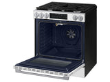 Bespoke Smart Slide-in Gas Range Pro Style Elite Design  Illuminated Knobs  Air Fry Max