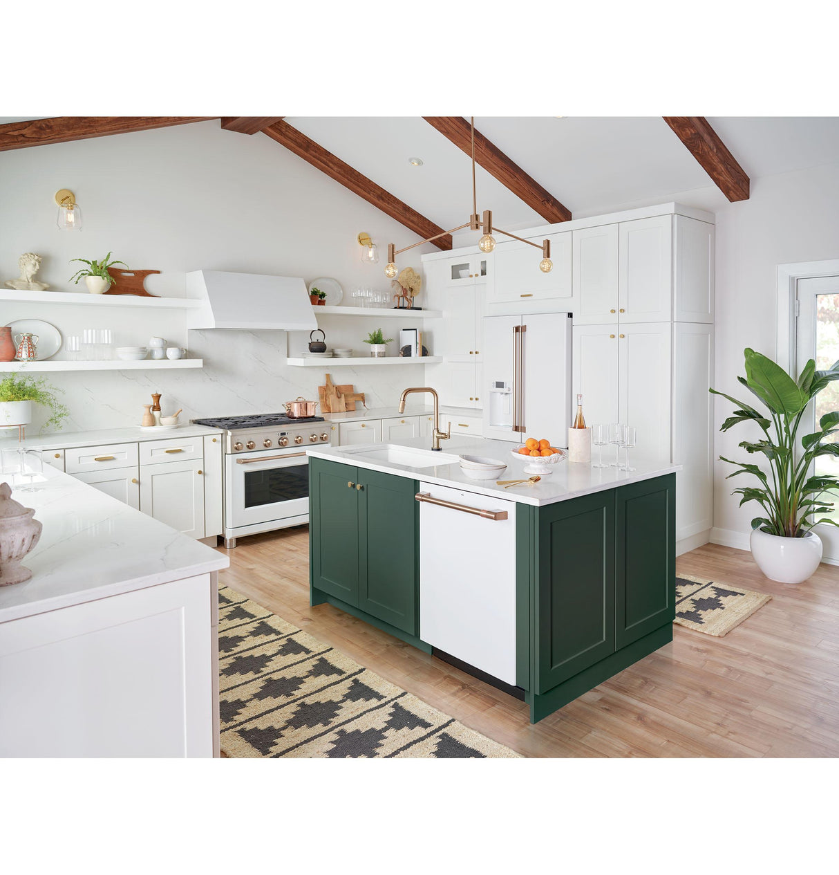 Café™ ENERGY STAR® 22.1 Cu. Ft. Smart Counter-Depth French-Door Refrigerator with Hot Water Dispenser