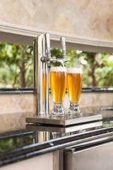 24 Inch Single Tap Overlay Panel Door Right Hinge Undercounter Beverage Dispenser