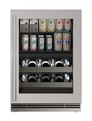 Urbd324 24" Dual-zone Beverage Center With Stainless Frame Finish (115 V/60 Hz)