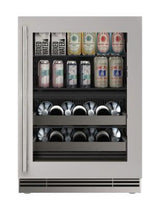 Urbd324 24" Dual-zone Beverage Center With Stainless Frame Finish (115 V/60 Hz)