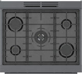 800 Series Dual Fuel Freestanding Range 30" Black Stainless Steel