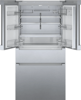 800 Series French Door Bottom Mount Refrigerator 36" Stainless steel (with anti-fingerprint)