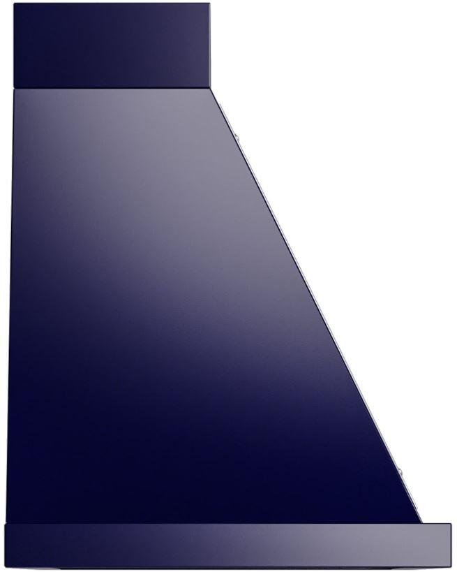 Nostalgie 36 Inch Blue Wall Mount Convertible Range Hood