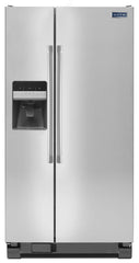 36-inch Wide Side-by-Side Refrigerator with External Ice and Water - 25 cu. ft.