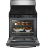 GE® ENERGY STAR® 30" Free-Standing Electric Radiant Smooth Cooktop Range