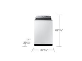 5.4 cu. ft. Smart Top Load Washer with Pet Care Solution and Super Speed Wash in White