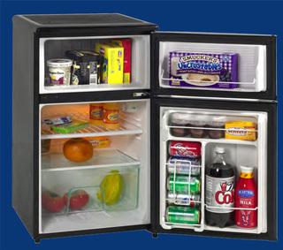 Model RA304BT-1 - 3.1 CF Two Door Counterhigh Refrigerator - Black
