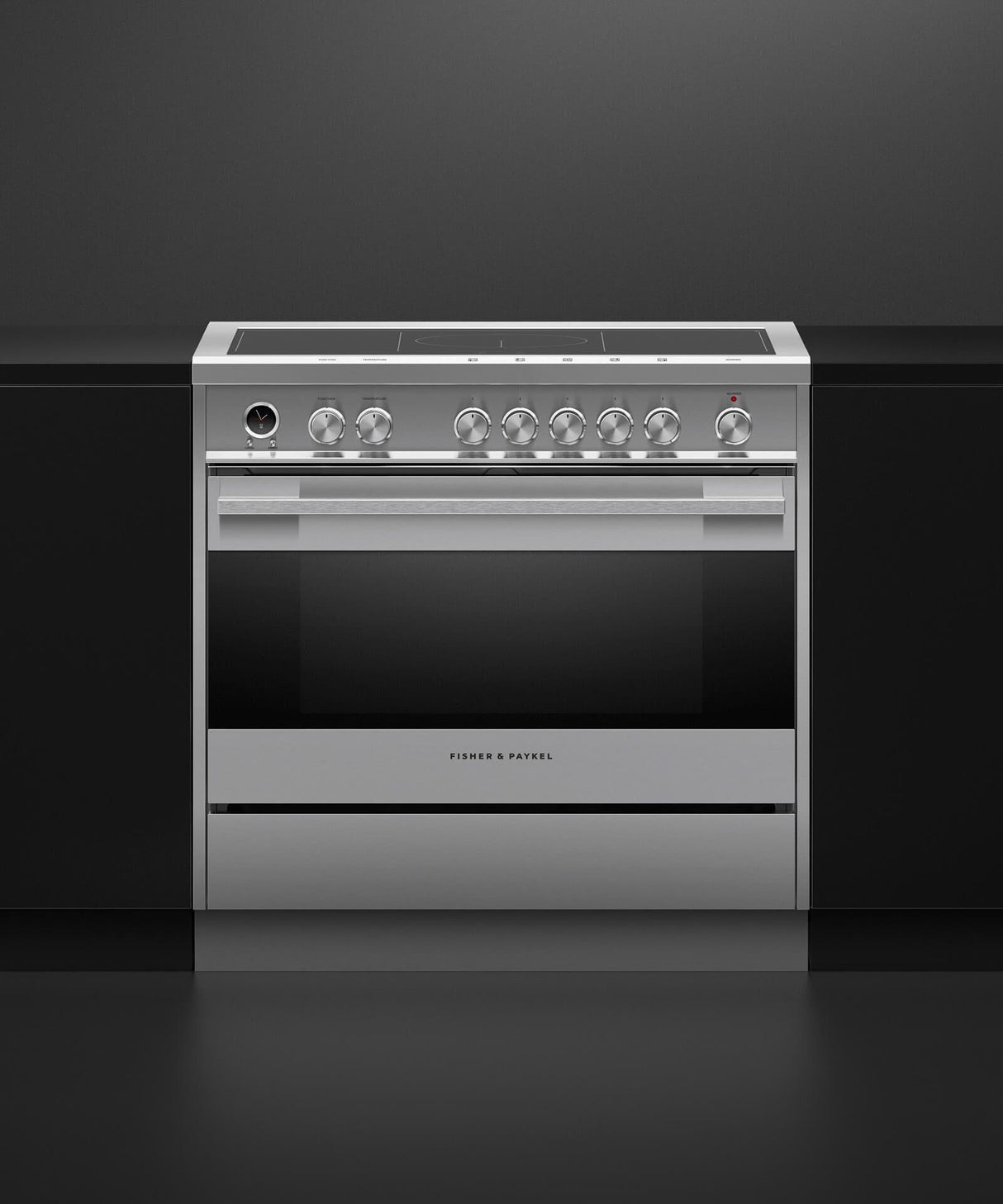 36" Series 9 Contemporary 5 Zone Induction Self-Cleaning Range