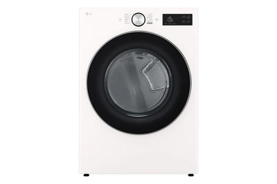 7.4 cu. ft. Ultra Large Capacity Smart Front Load Electric Dryer with TurboSteam®, AI Sensing and Hybrid Electronic Controls with LCD Display