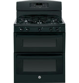 GE® 30" Free-Standing Gas Double Oven Range with Convection