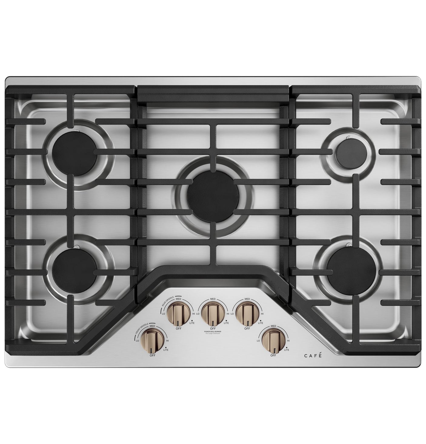 Café™ 5 Gas Cooktop Knobs - Brushed Bronze
