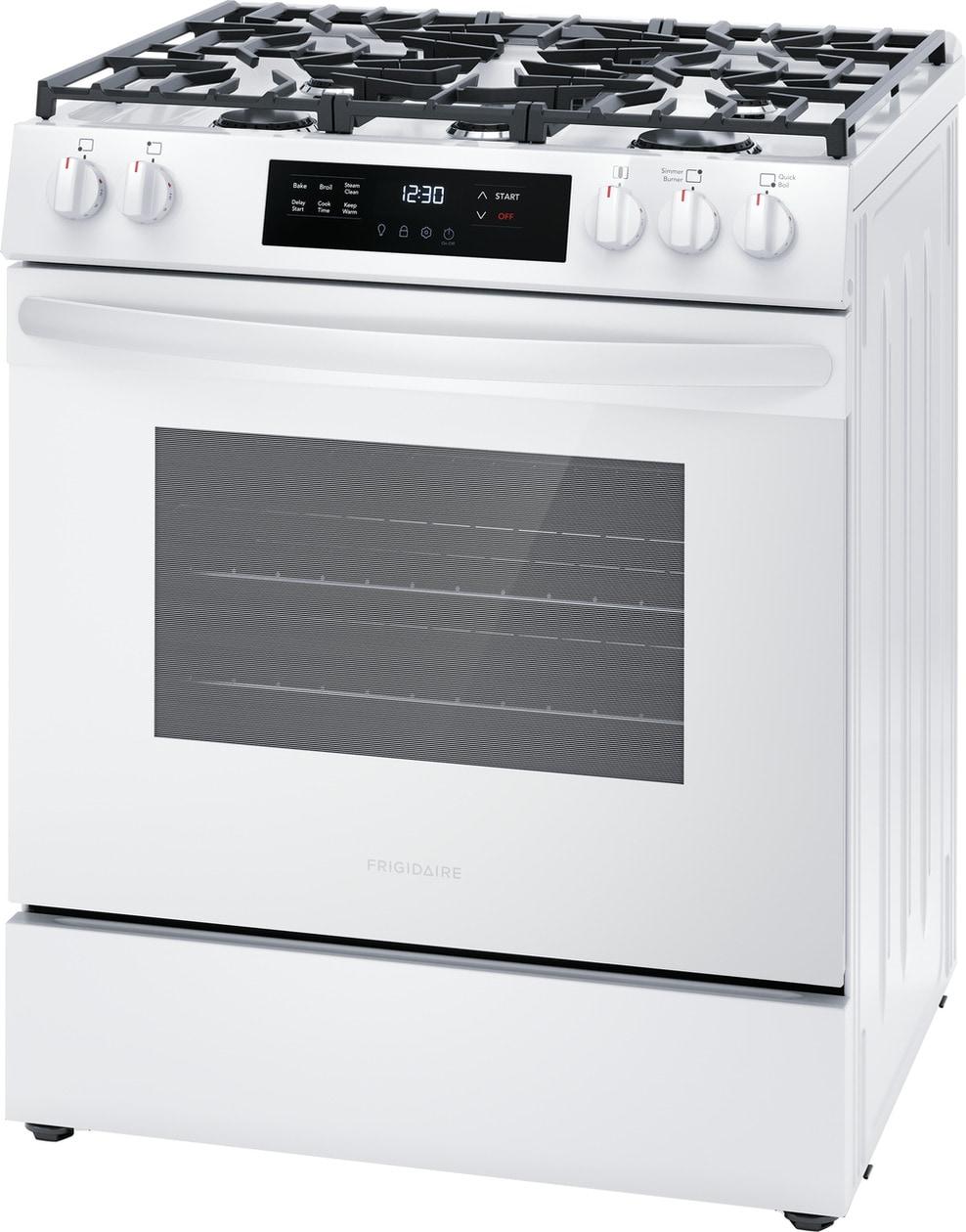 30" Front Control Gas Range with Quick Boil